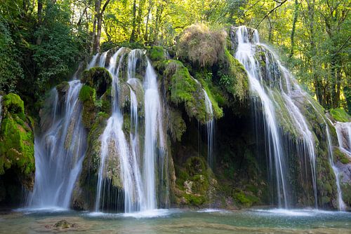 Waterval in Arbois in Frankrijk