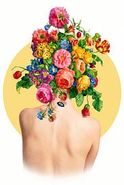 She Has Flowers on the Back of her Head by Marja van den Hurk