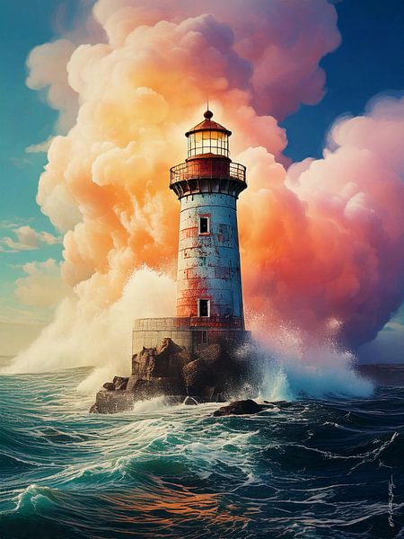 Phare en Bretagne par Ted Decker