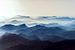 Misty mountains van Gerard Wielenga