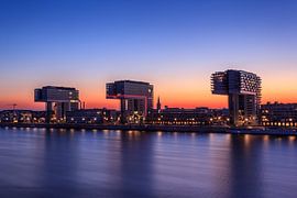 De drie kraangebouwen van Keulen. van Timo  Kester