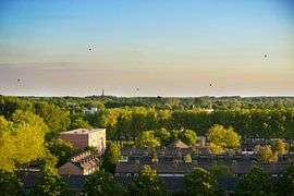 Hete lucht ballonen boven Breda