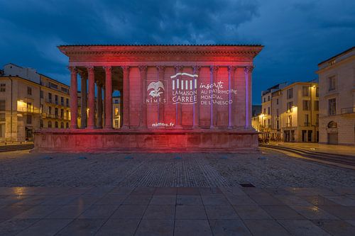 Maison Carrée, in Nîmes, Provence, Frankreich