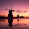 Windmills in Kinderdijk 1 by Nuance Beeld