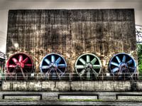 Verlaten fabriek Duitsland HDR