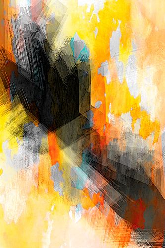 Moderne kunst met abstracte texturen