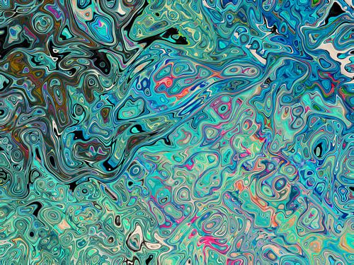 Abstract Graffiti Waterpartij