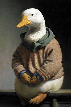 Vintage Duck by Jacky