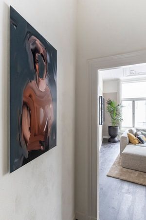 Abstract portret (gezien bij vtwonen)