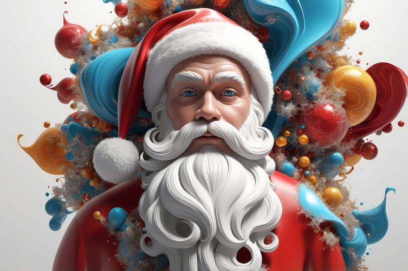 kerstman van hisam colours