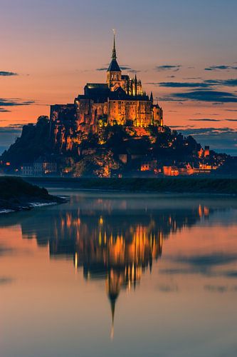 Mont Saint-Michel, Normandië, Frankrijk