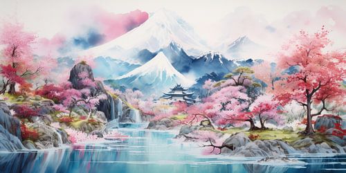 Very beautiful scenery with water and mountains