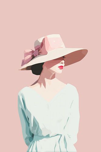 Lady in Pink Pastels no. 4