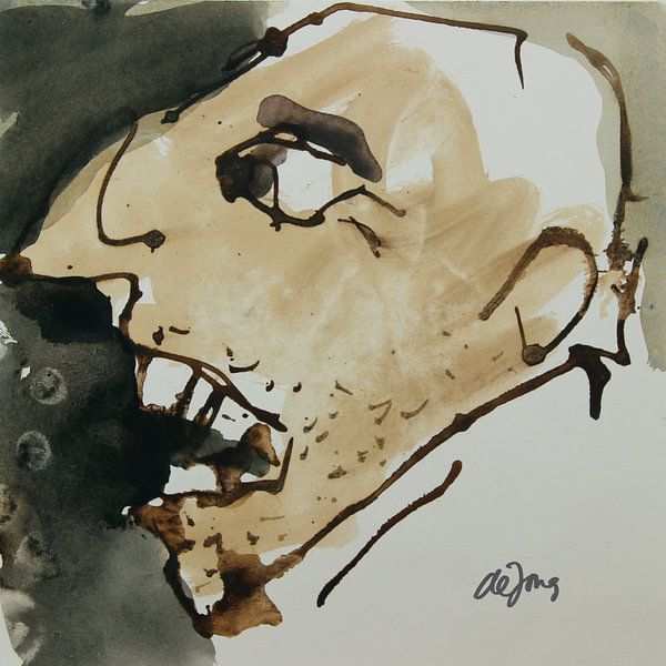 Alex, portret, avatar by Leo de Jong
