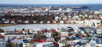 Reykjavik in IJsland van Hannie Bom