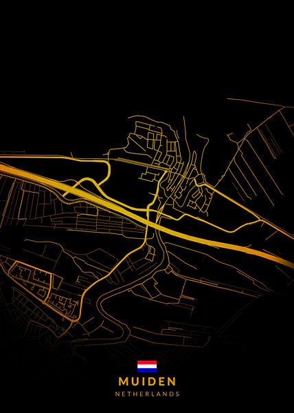 Muiden City Map by Kenda Maruyama
