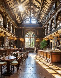 Lost Places koffiebar met twee verdiepingen