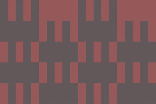 Schaakbordpatroon. Moderne abstracte minimalistische geometrische vormen in rood en bruin 38