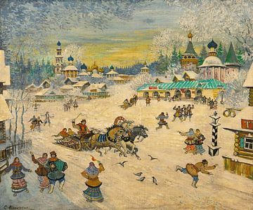 Konstantin Aleksejevitsj Korovin - Stadsplein van Peter Balan