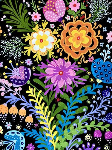 Flora Folk Art