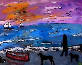 BEACHWALK COMIC by Aat Kuijpers