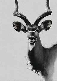 „Noble Gaze“ – Elegantes Antilopenporträt von mlaelaty 23