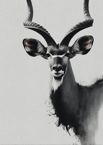 „Noble Gaze“ – Elegantes Antilopenporträt