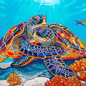 Love: Together in Peace by Happy Paintings / Renata Rolefes Art