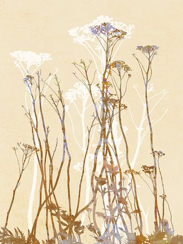 Botanische Silhouette von Jack Schoneveld