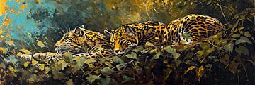 Peindre des léopards sur Kunst Kriebels