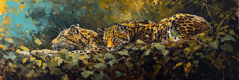 Leoparden malen von Kunst Laune
