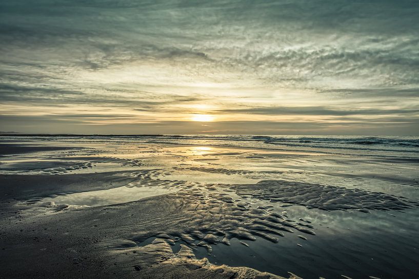 Dutch coast in winter by eric van der eijk