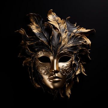 Gouden masker van The Xclusive Art