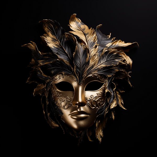 Goldene Maske von TheXclusive Art