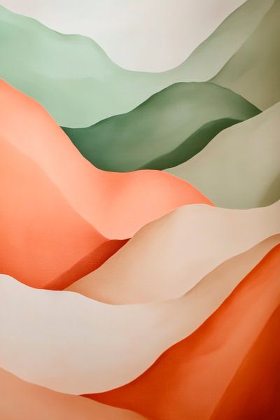 Kleurrijke golven van Poster Art Shop