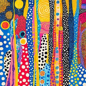 Inspired by Yayoi Kusama van Harry Hadders Design