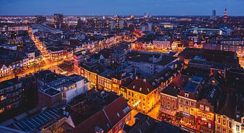 Skyline Groningen, downtown-south, downtown-east, Oosterpoortbuurt, Damsterbuurt