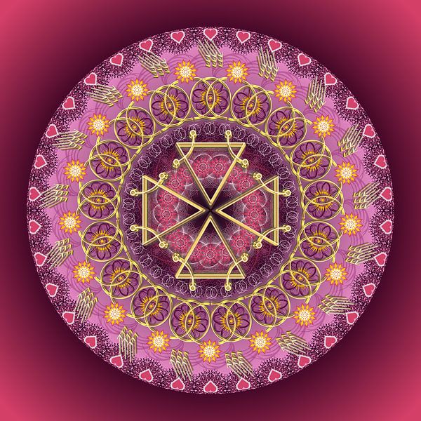 Kristal Mandala-Verlossingsenergie-Prosonodolicht-Jezus van SHANA-Lichtpionier