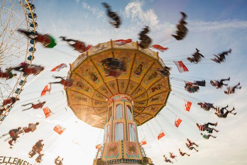 Cannstatt volksfeest in Stuttgart van Werner Dieterich