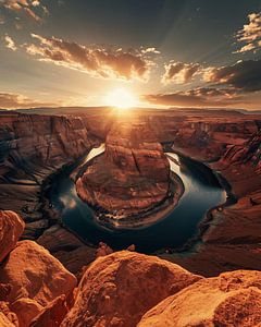 Goldene Stunde im Canyon