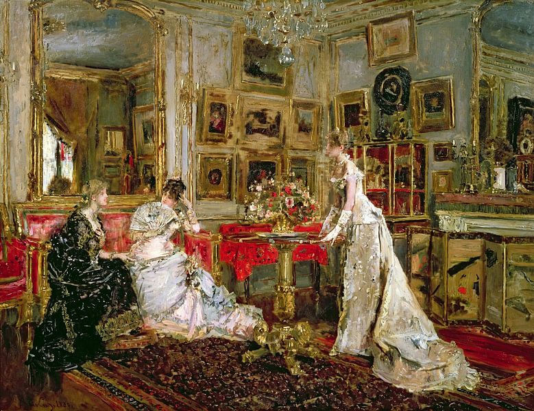 Alfred Emile Stevens,Bezoeken van finemasterpiece
