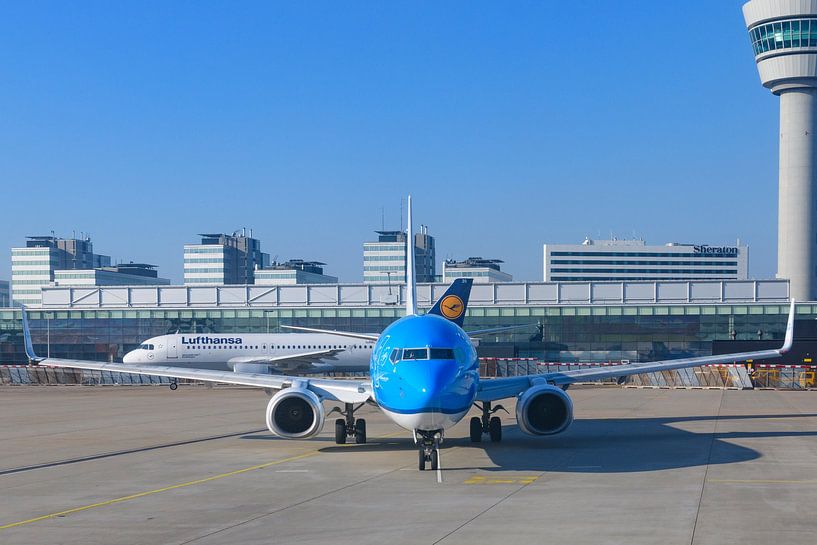 KLM vliegtuig op de luchthaven Amsterdam Schiphol van Sjoerd van der Wal Fotografie