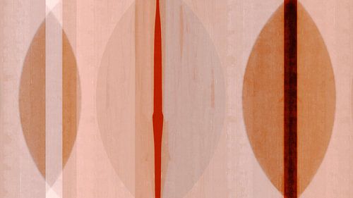 Warm Scandinavisch Bauhaus Abstractie Organisch