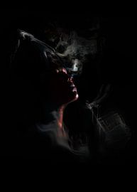 Femme avec un joint sur Alex Neumayer