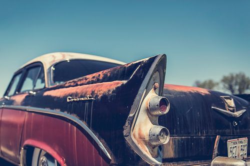 Achterkant van een Dodge Coronet Oldtimer Auto