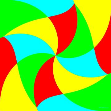 Crazy Colors Windmill Green von Otto Frühwach