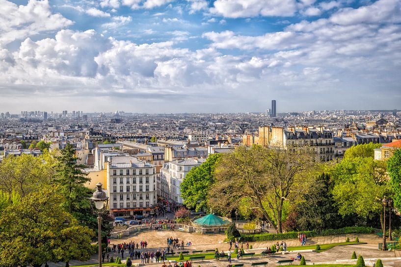 Uitzicht over Parijs van Johan Vanbockryck