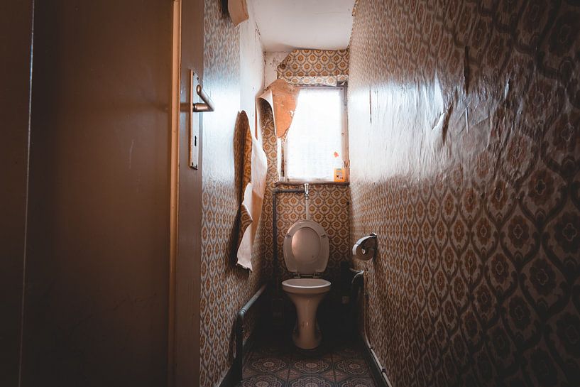 Het vervallen toilet van MindScape Photography