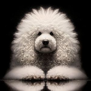 Caniche blanc