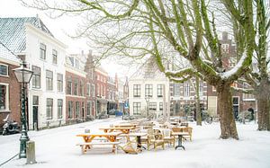 Leiden in de sneeuw sur Dirk van Egmond